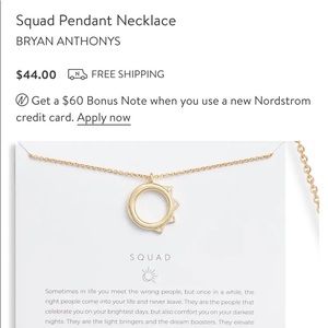 NEW Bryan Anthonys Squad Necklace